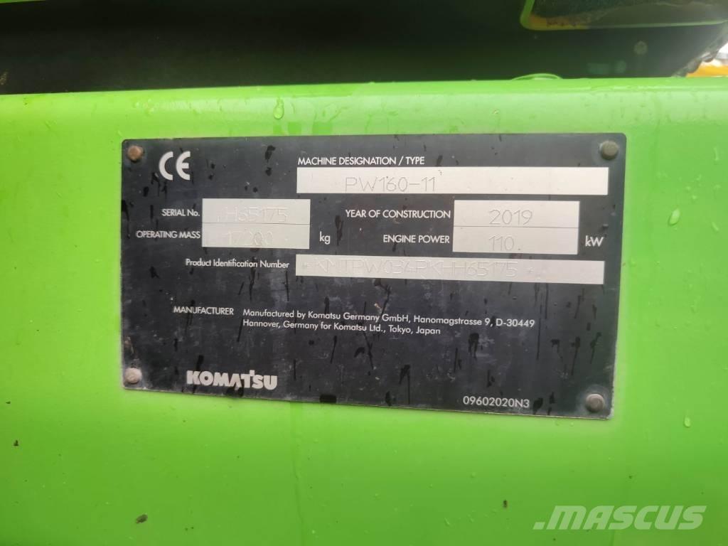 Komatsu PW 160-11 Колесни екскаватори