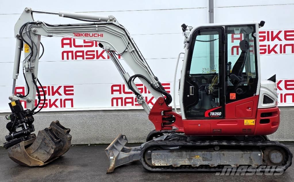 Takeuchi TB 260 Мини екскаватори < 7 т