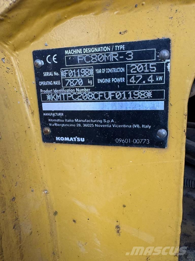 Komatsu PC 80 MR-3 Средни екскаватори 7т - 12т