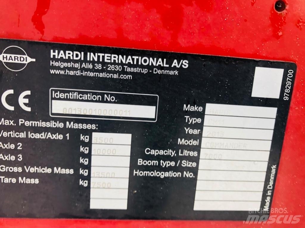 Hardi Commander 7000 Прикачни пръскачки

