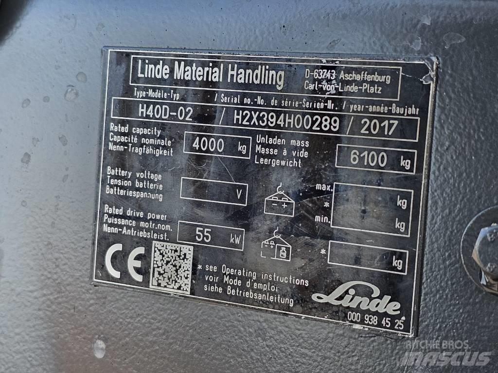 Linde H40D-02 Дизелови камиони