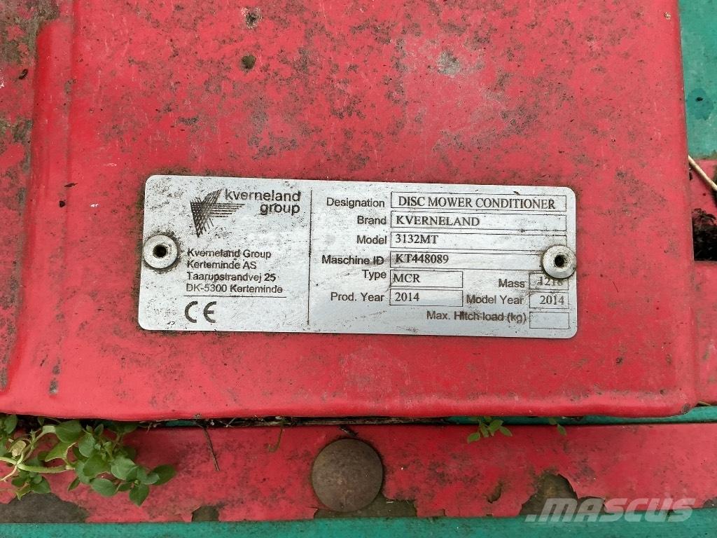 Kverneland 3132 MT Кондиционери за косачки