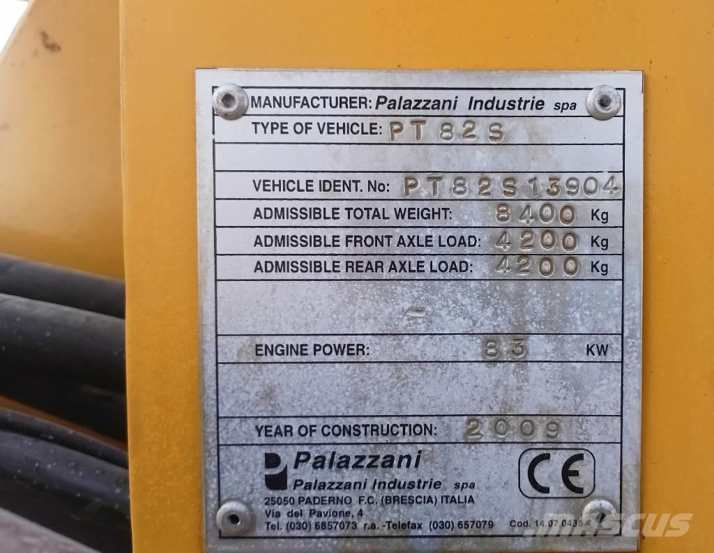 Palazzani PT82 Телескопични челни товарачи
