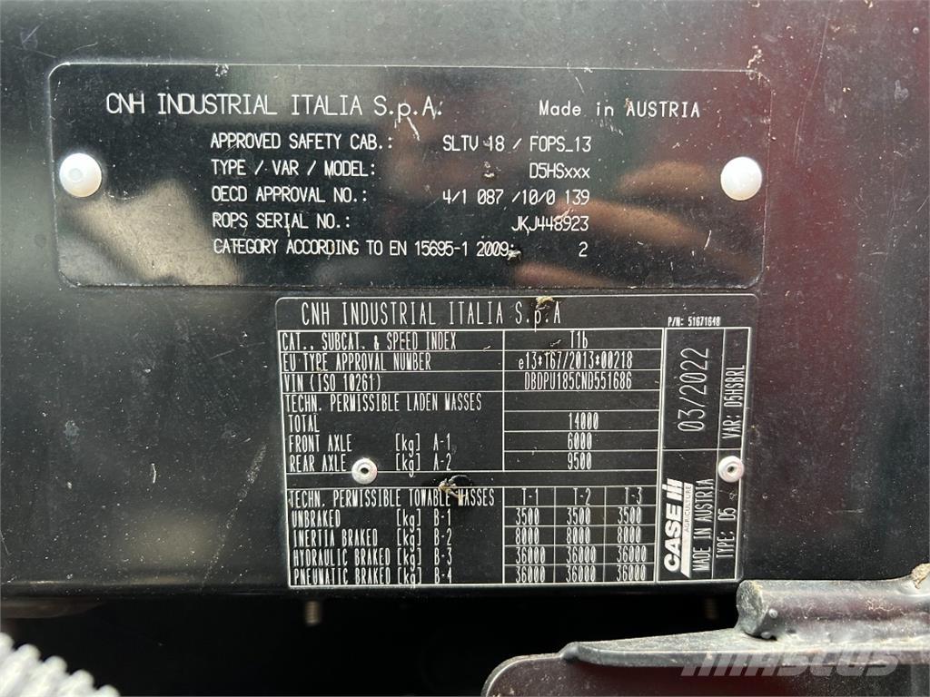 CASE Puma 185 CVX Трактори