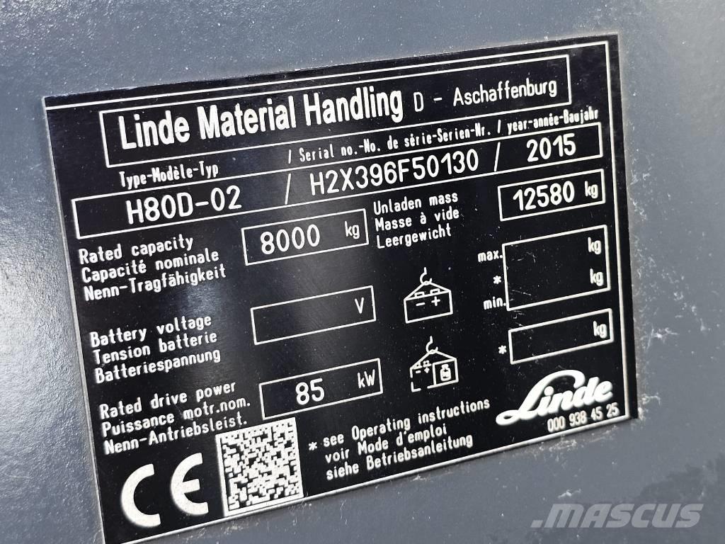 Linde H80D-02 Дизелови камиони