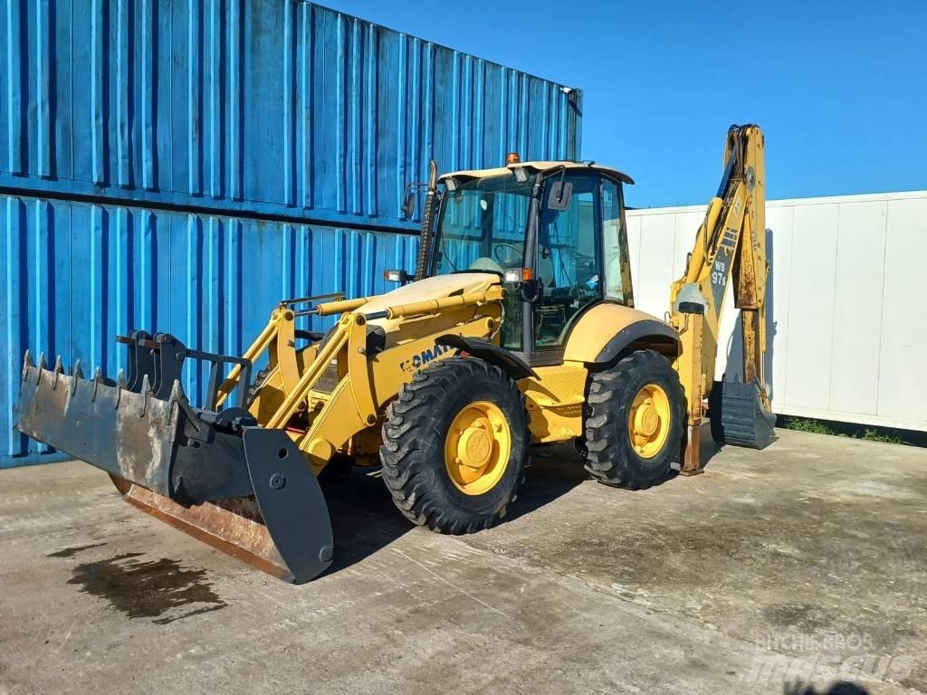 Komatsu WB 97 S-2 Товарач със заден ексватор