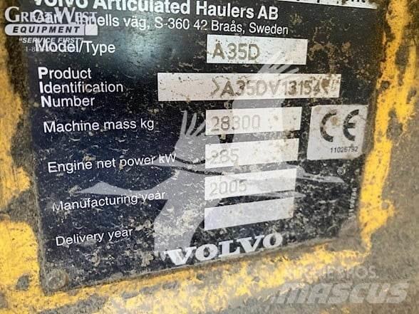 Volvo A35D Дъмпери/моторни превозни средства