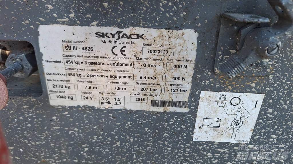 SkyJack SJIII4626 Ножични работни платформи