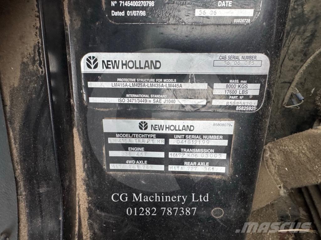 New Holland LM 415 A Телескопични товарачи за селското стопанство