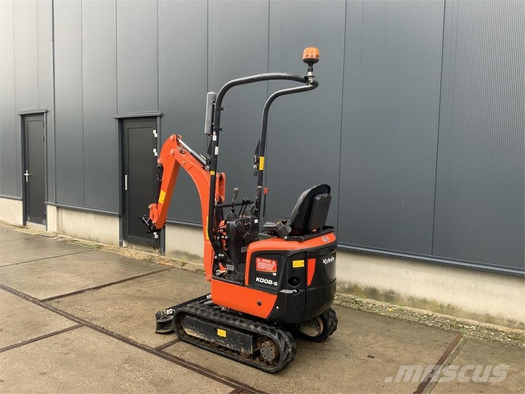 Kubota K 008-5 Мини екскаватори < 7 т