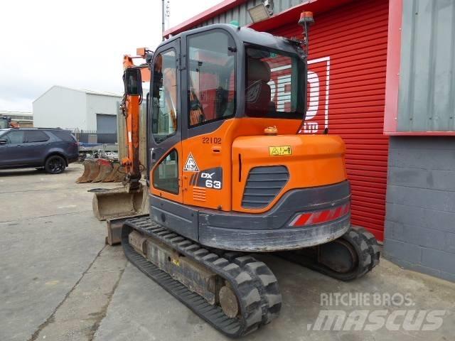 Doosan DX 63-3 Мини екскаватори < 7 т