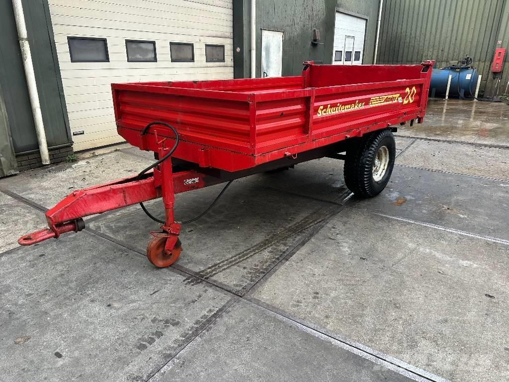  Kiepwagen 4 ton Ремаркета самосвални