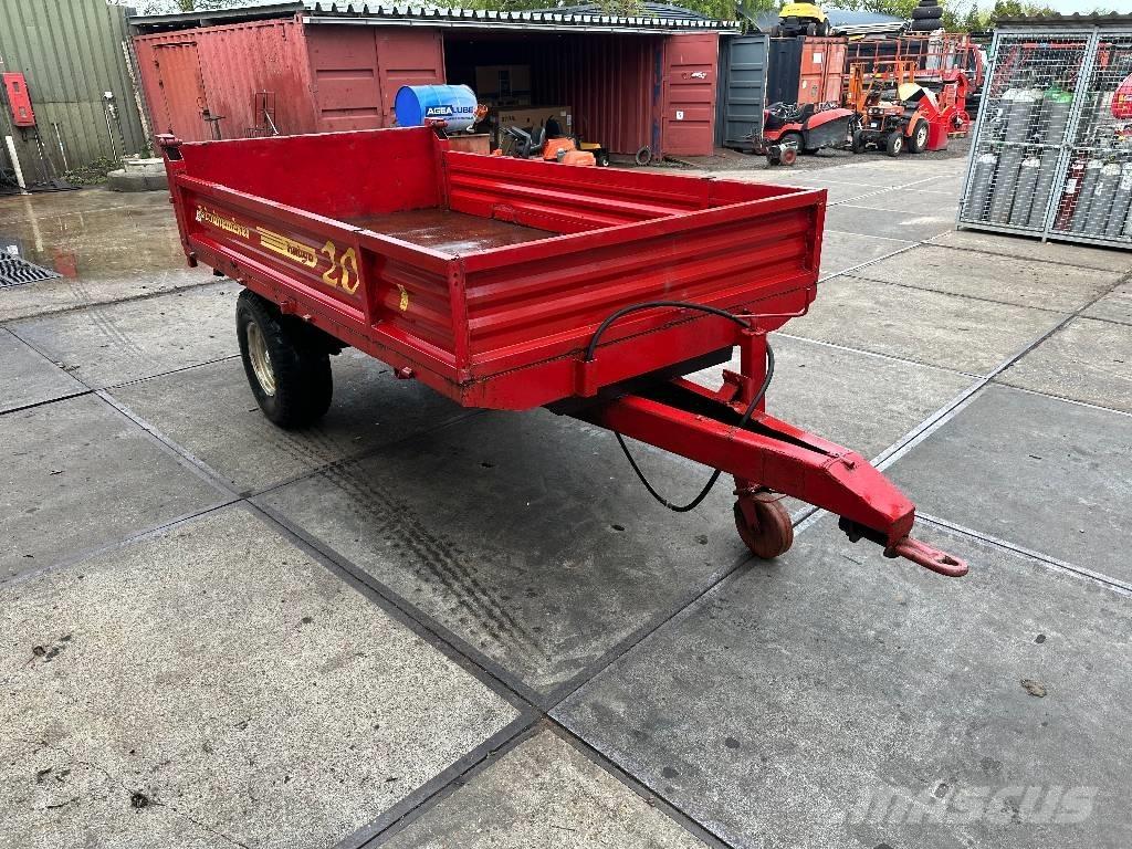  Kiepwagen 4 ton Ремаркета самосвални