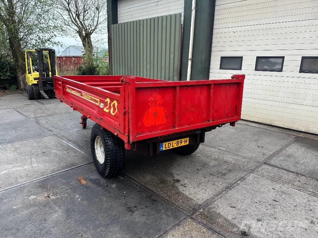  Kiepwagen 4 ton Ремаркета самосвални