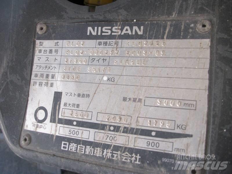 Nissan PL02A25 Камиони с АГУ