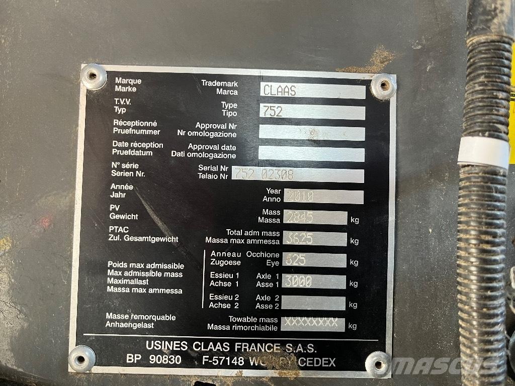 CLAAS Variant 380 Сламопреси за кръгли бали
