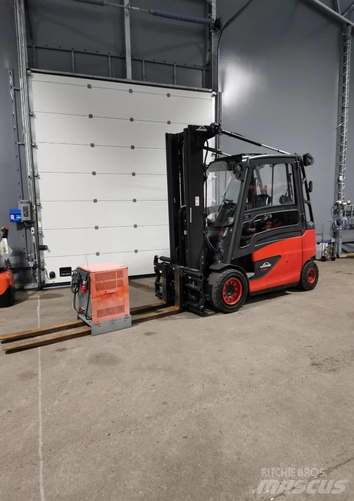 Linde E50HL-01 Електрически вилични кари-повдигачи