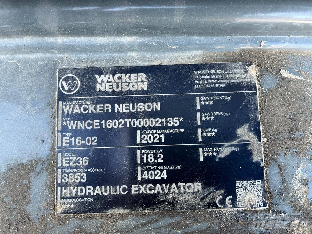 Wacker Neuson EZ 36 Мини екскаватори < 7 т