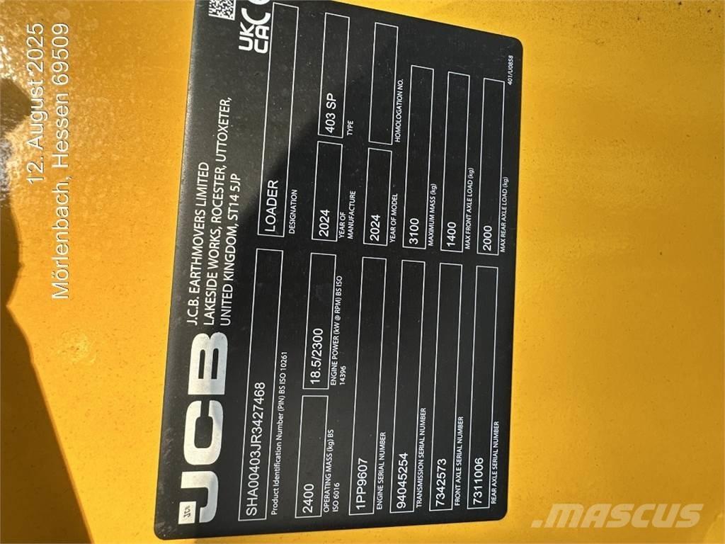 JCB 403 Колесни товарачи