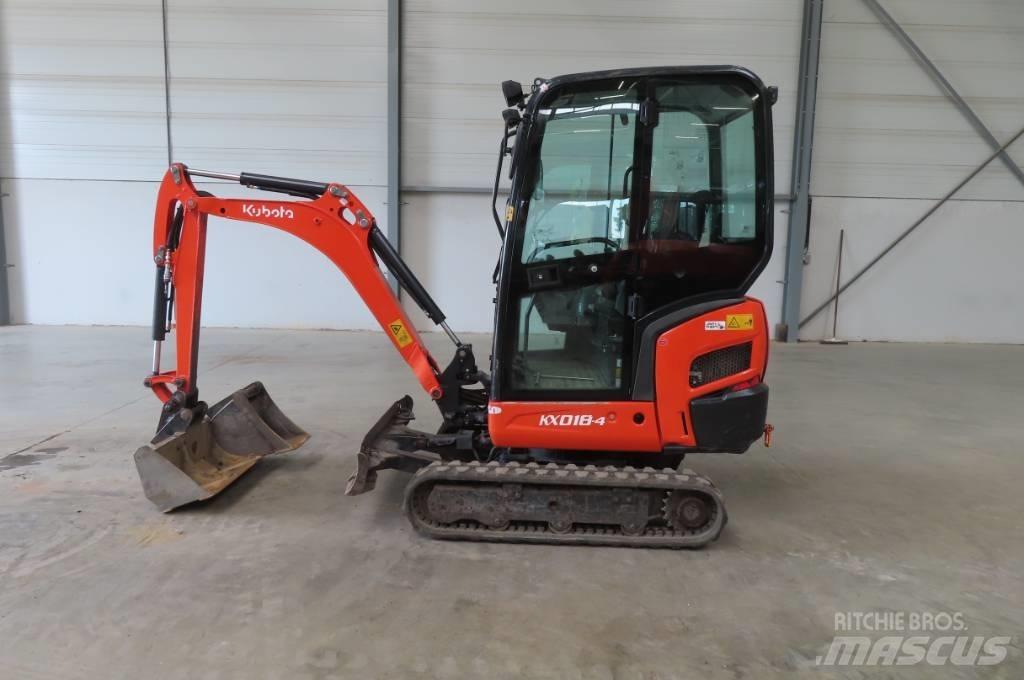 Kubota KX 018-4 Мини екскаватори < 7 т