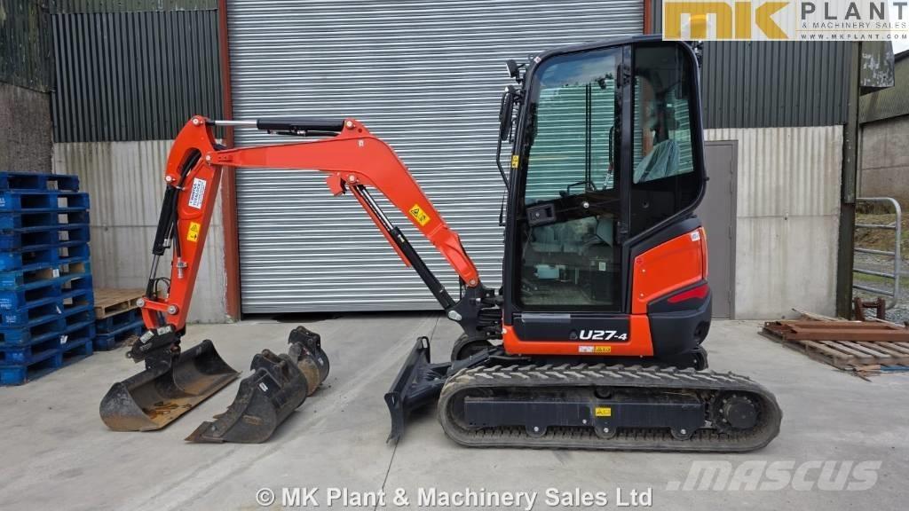 Kubota U 27-4 Мини екскаватори < 7 т