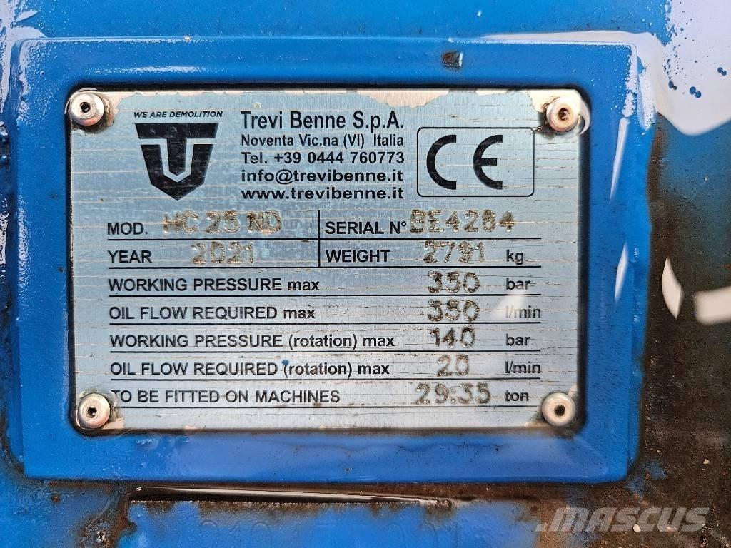 Trevibenne HC 25 ND Багери за разрушаване
