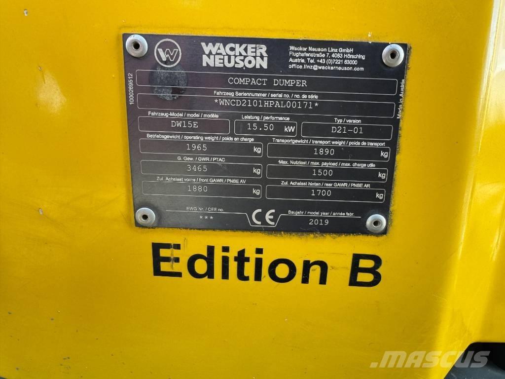 Wacker Neuson DW15e Странични самосвали