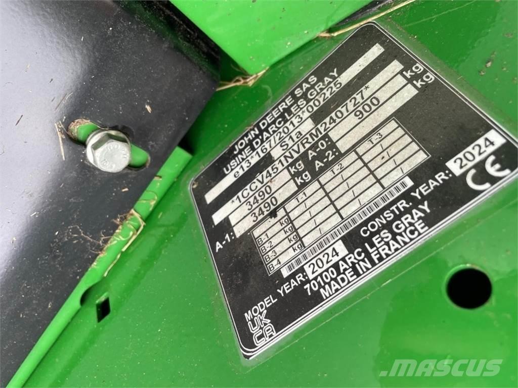 John Deere V451M Сламопреси за кръгли бали
