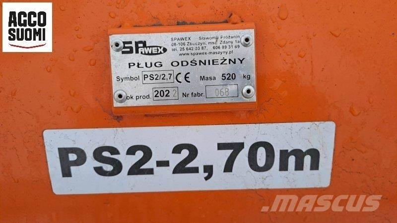 PS ALUEAURA 2-2.70 Снегочистачки