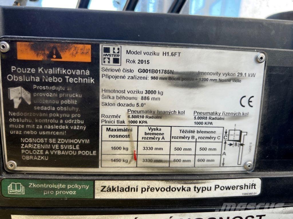 Hyster H 1.6 FT Дизелови камиони