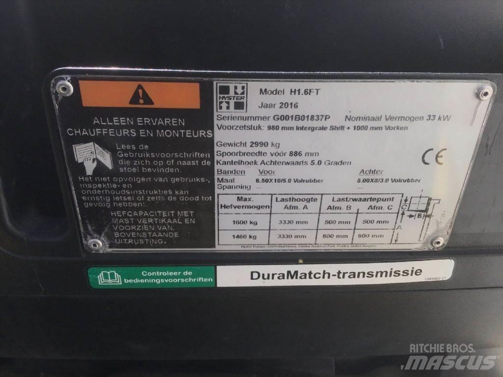 Hyster H 1.6 FT Камиони с АГУ