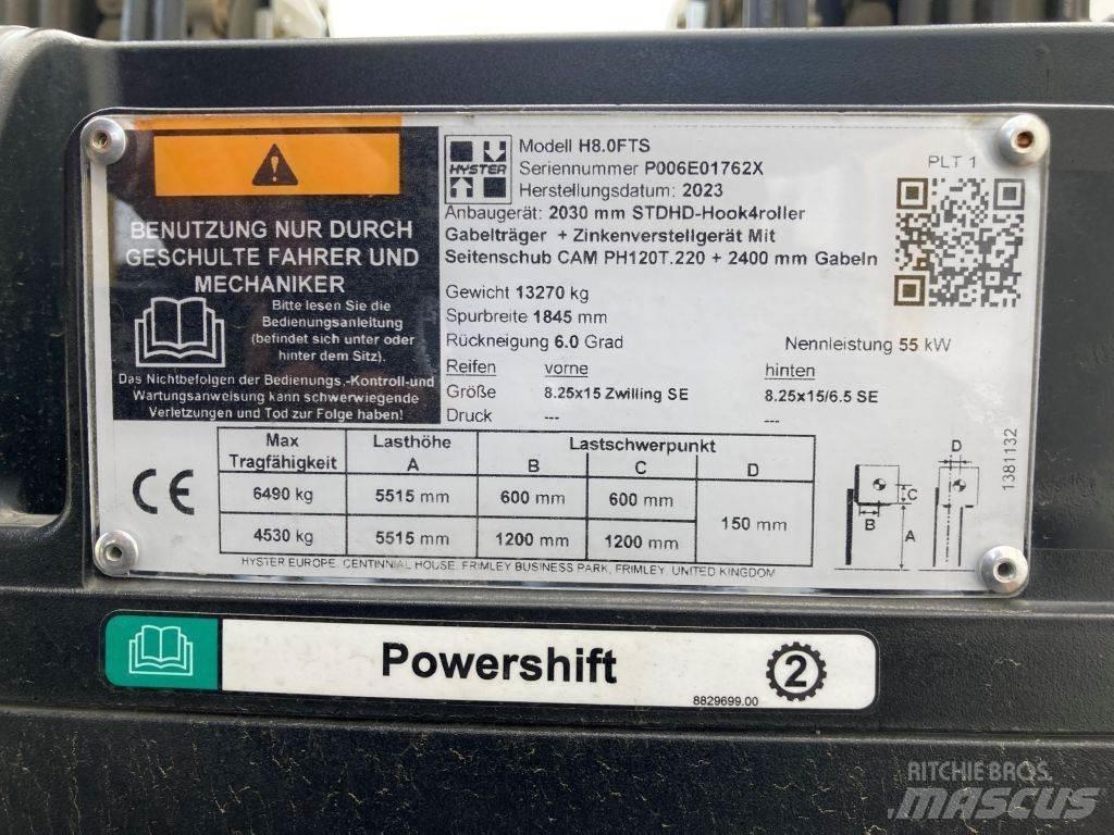 Hyster H 8.0 FTS Дизелови камиони