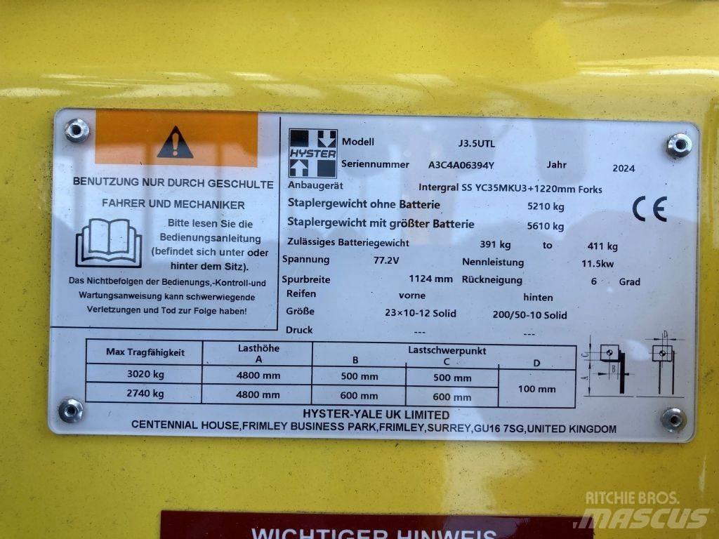 Hyster J 3.5 UTL Електрически вилични кари-повдигачи