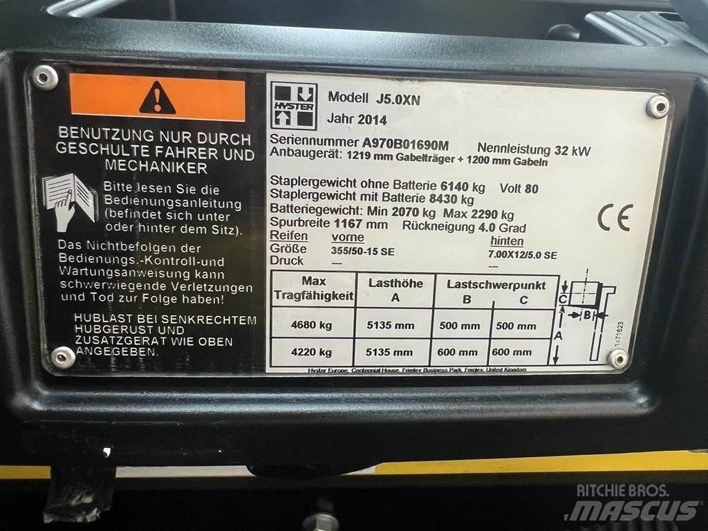 Hyster J 5.0 XN Електрически вилични кари-повдигачи