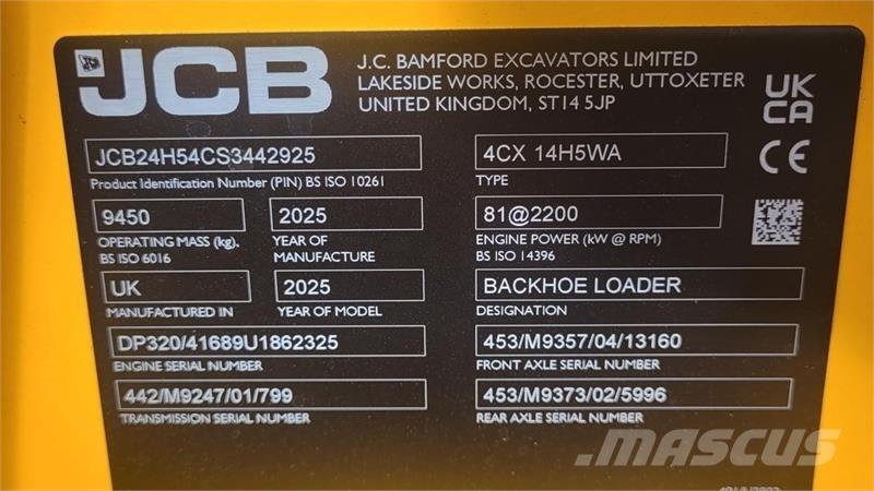 JCB 4CX Товарач със заден ексватор