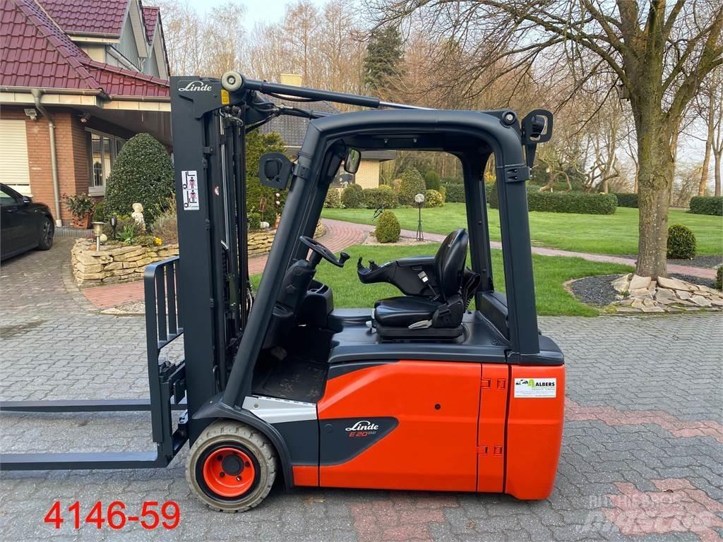 Linde E 20 L 02 Електрически вилични кари-повдигачи