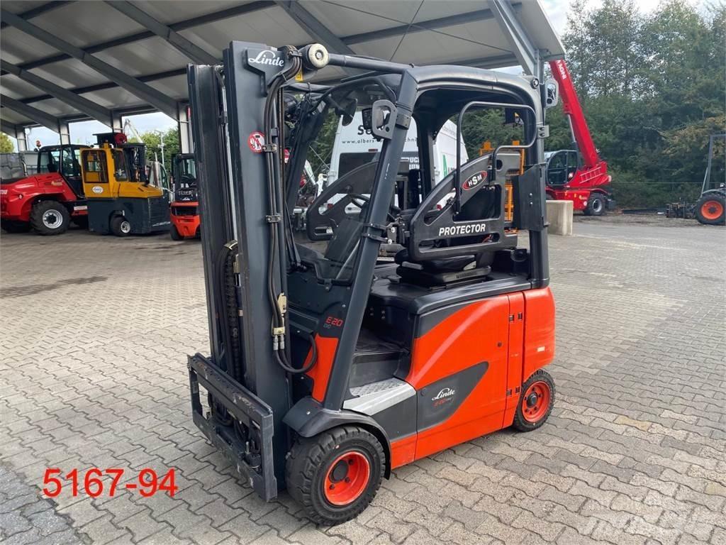 Linde E 20 PH 02 Електрически вилични кари-повдигачи