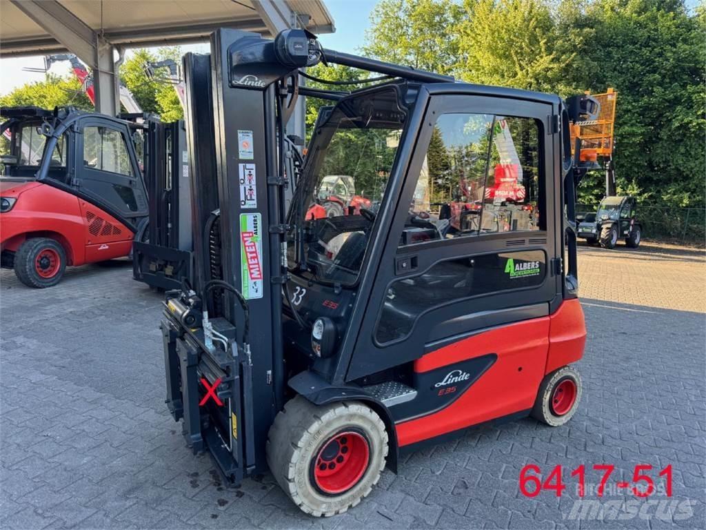 Linde E 35 L 01 Електрически вилични кари-повдигачи