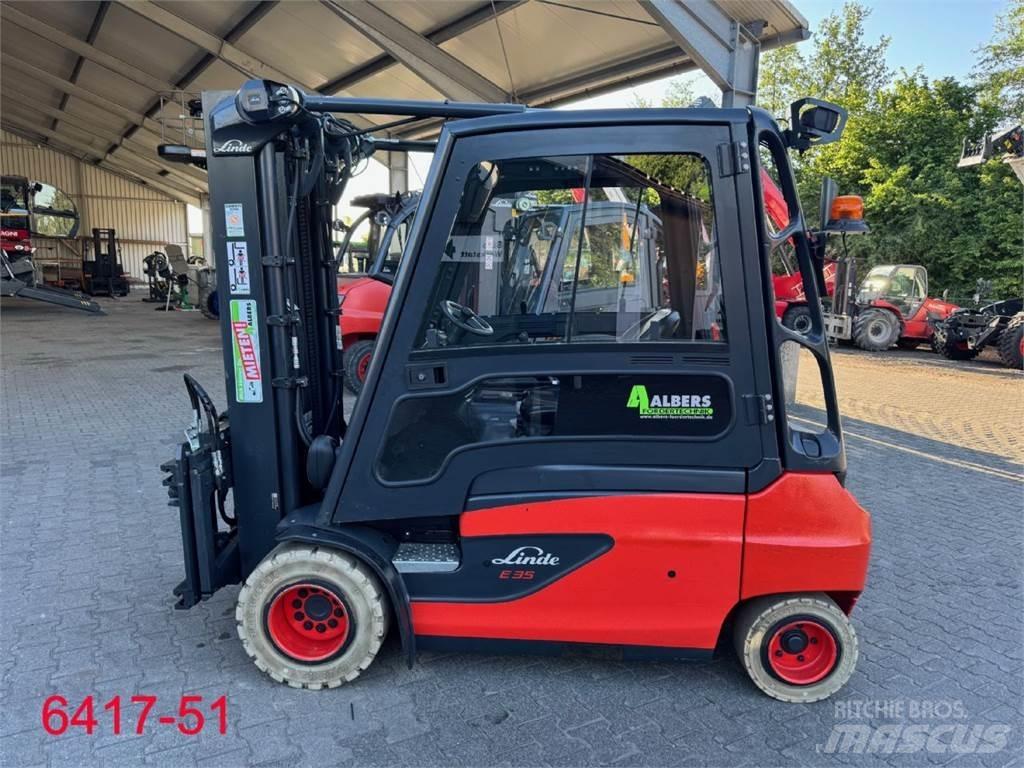 Linde E 35 L 01 Електрически вилични кари-повдигачи