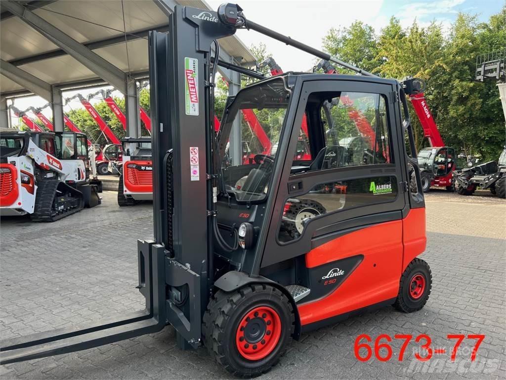 Linde E 50 HL Електрически вилични кари-повдигачи