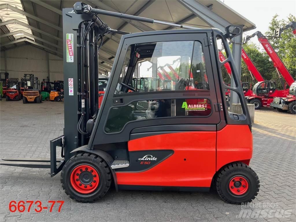 Linde E 50 HL Електрически вилични кари-повдигачи