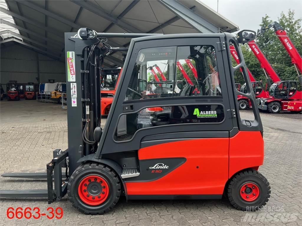 Linde E 50 HL 01 Електрически вилични кари-повдигачи