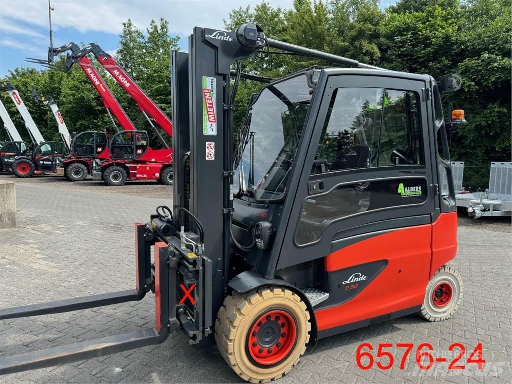 Linde E 50 HL 01 Електрически вилични кари-повдигачи