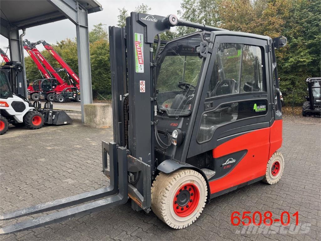 Linde E 50 HL 01 Електрически вилични кари-повдигачи