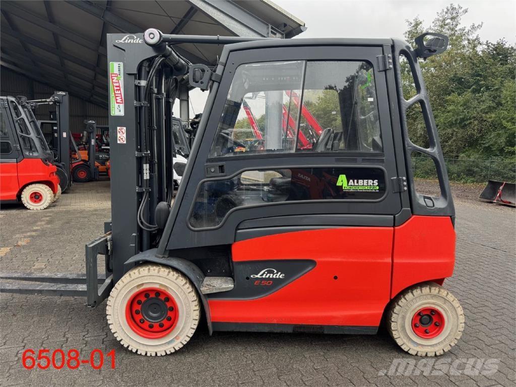 Linde E 50 HL 01 Електрически вилични кари-повдигачи