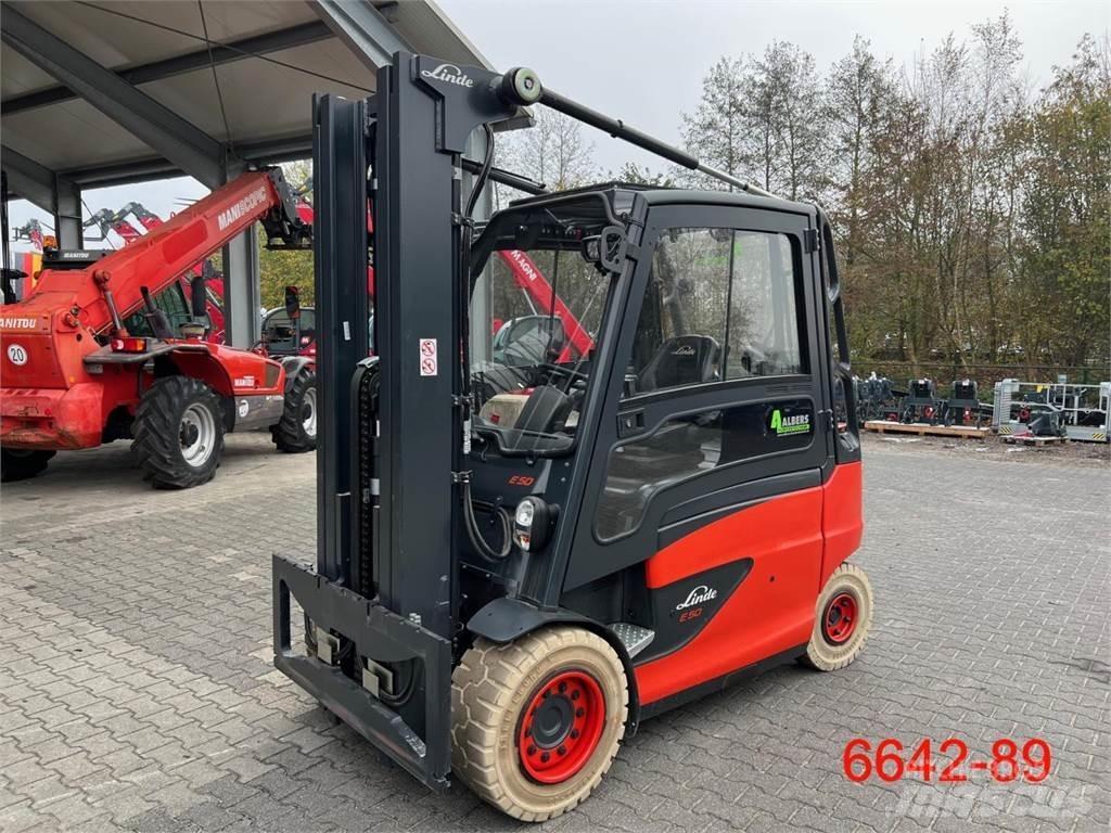 Linde E 50 HL 01 Електрически вилични кари-повдигачи