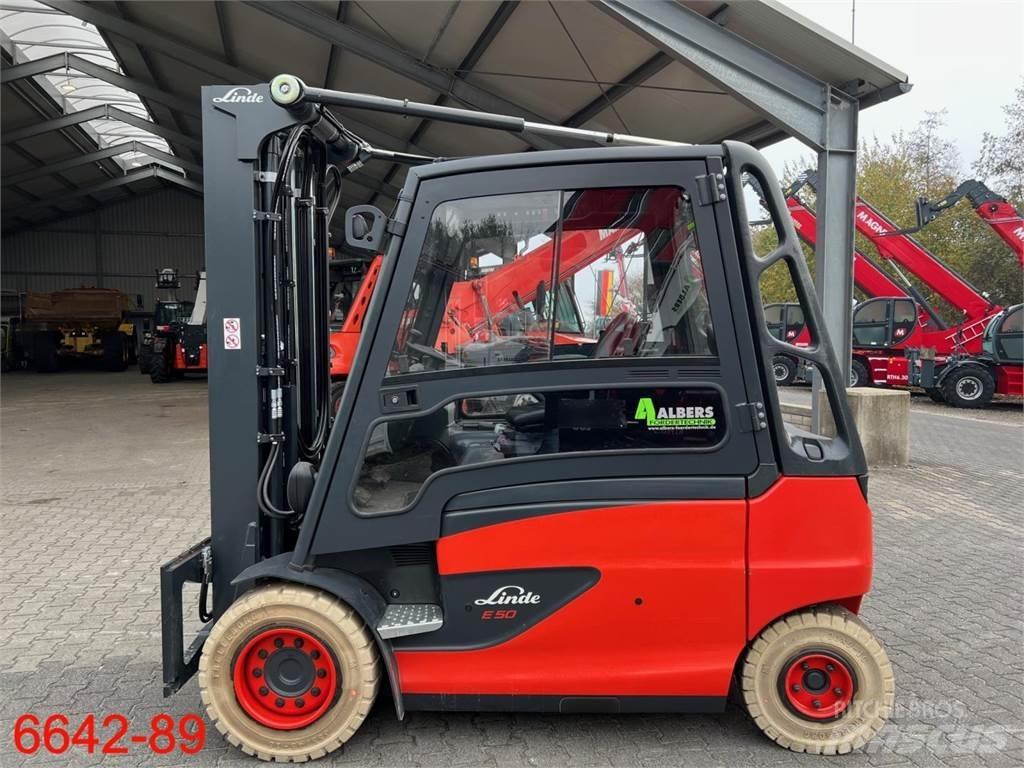 Linde E 50 HL 01 Електрически вилични кари-повдигачи