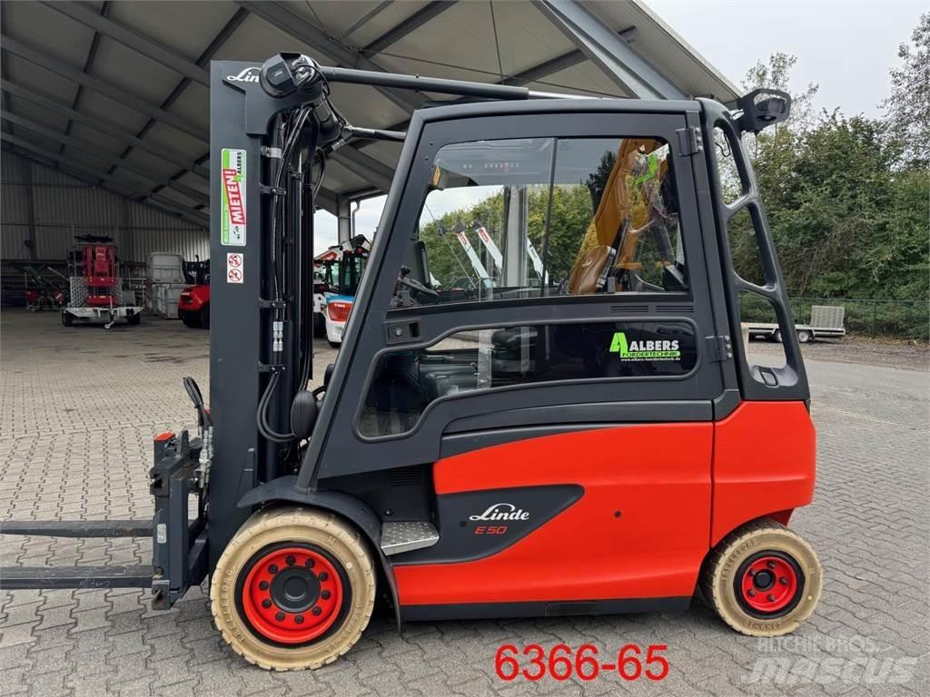 Linde E 50 HL - 01 / 600 Електрически вилични кари-повдигачи