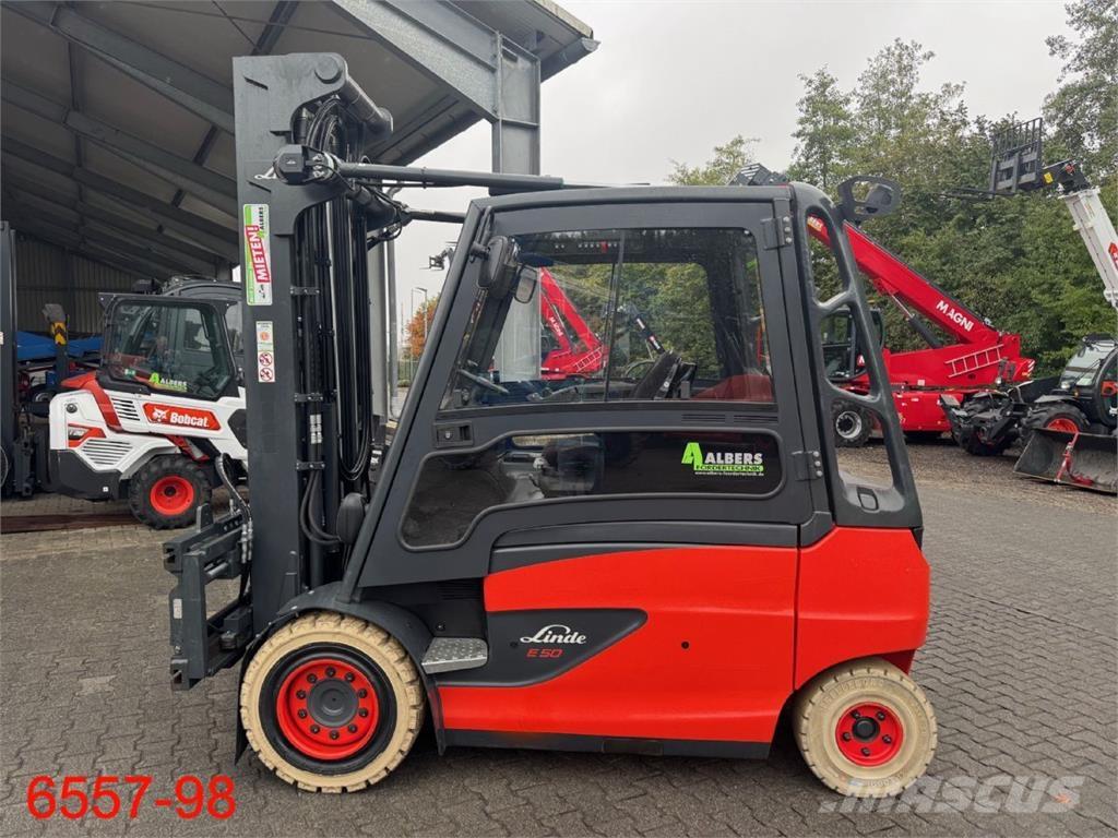 Linde E 50 HL 01 600 Електрически вилични кари-повдигачи