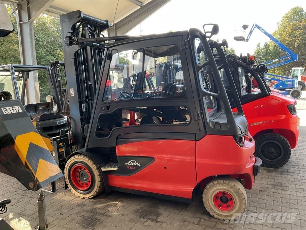 Linde E 50 HL 01 600 Електрически вилични кари-повдигачи